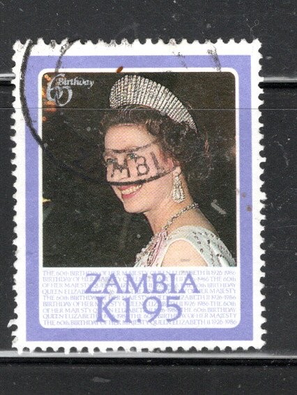 ZAMBIA AFRICA STAMPS USED LOT 62116
