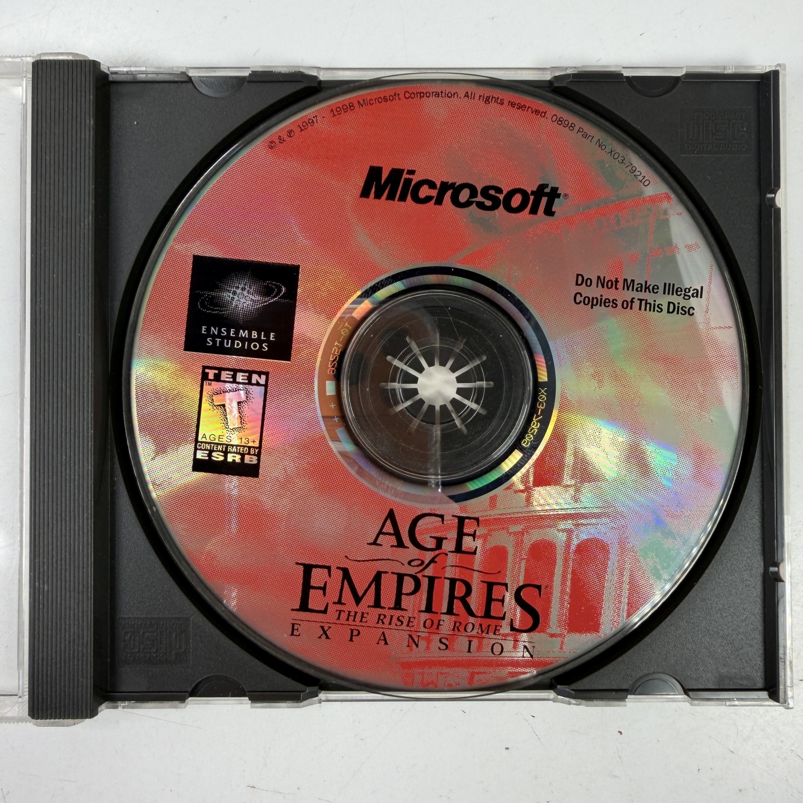 Age of Empires The Rise of Rome Expansion PC CD-ROM Microsoft Ensemble Studios T