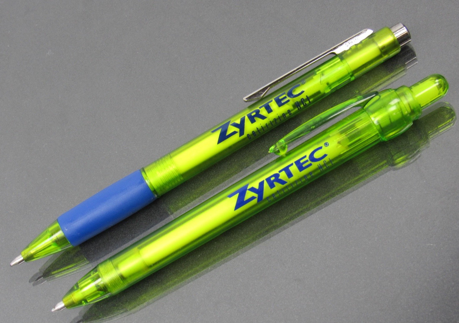 Zyrtec Lot 2 Inoxcrom Spain PENS Drug Rep Pharmaceutical Medical Advertising
