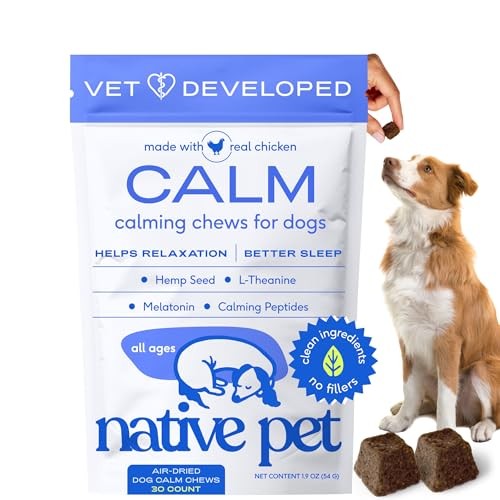 Native Pet Calming Chews for Small Dogs - Promotes Calm, Reduces Hyperactivity