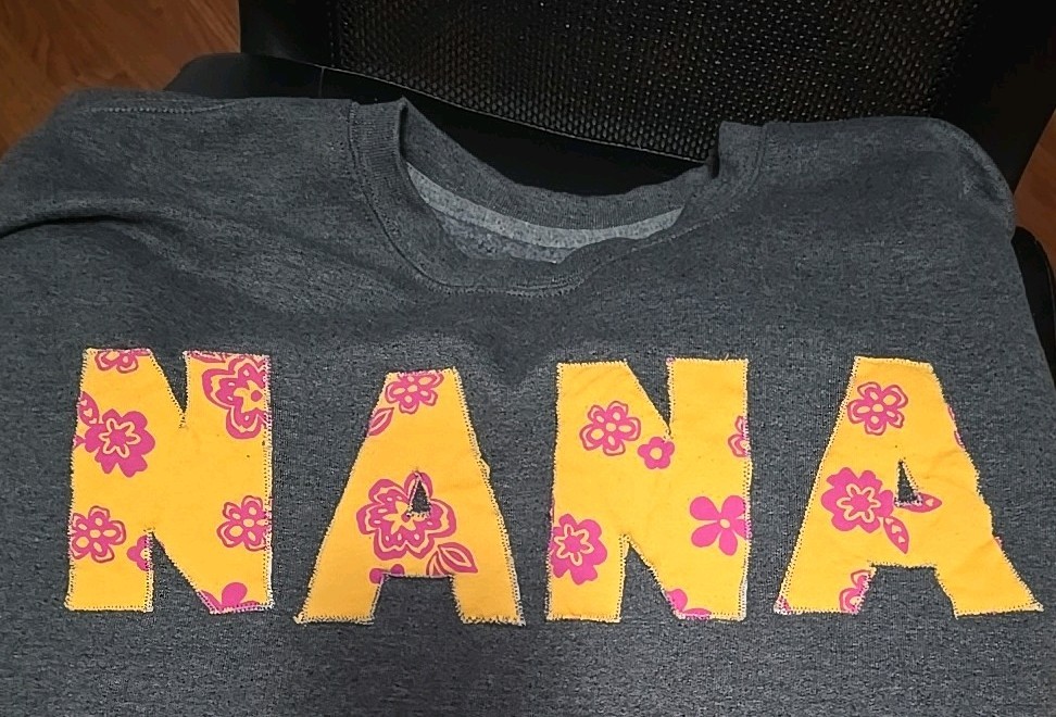 Any Word Sewn On Sweatshirts