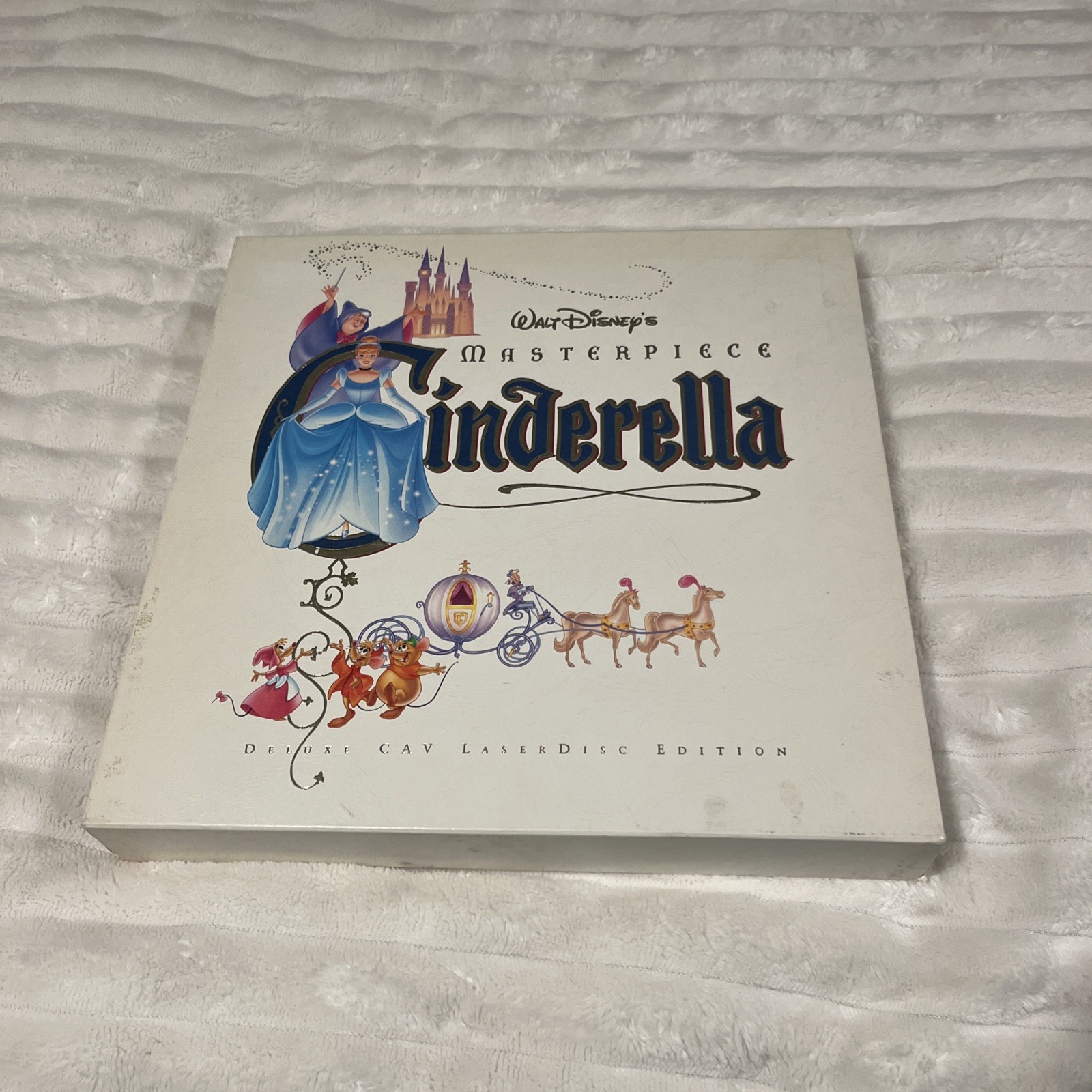 Cinderella Masterpiece Box Set Laserdisc 1995 w/ Lithograph