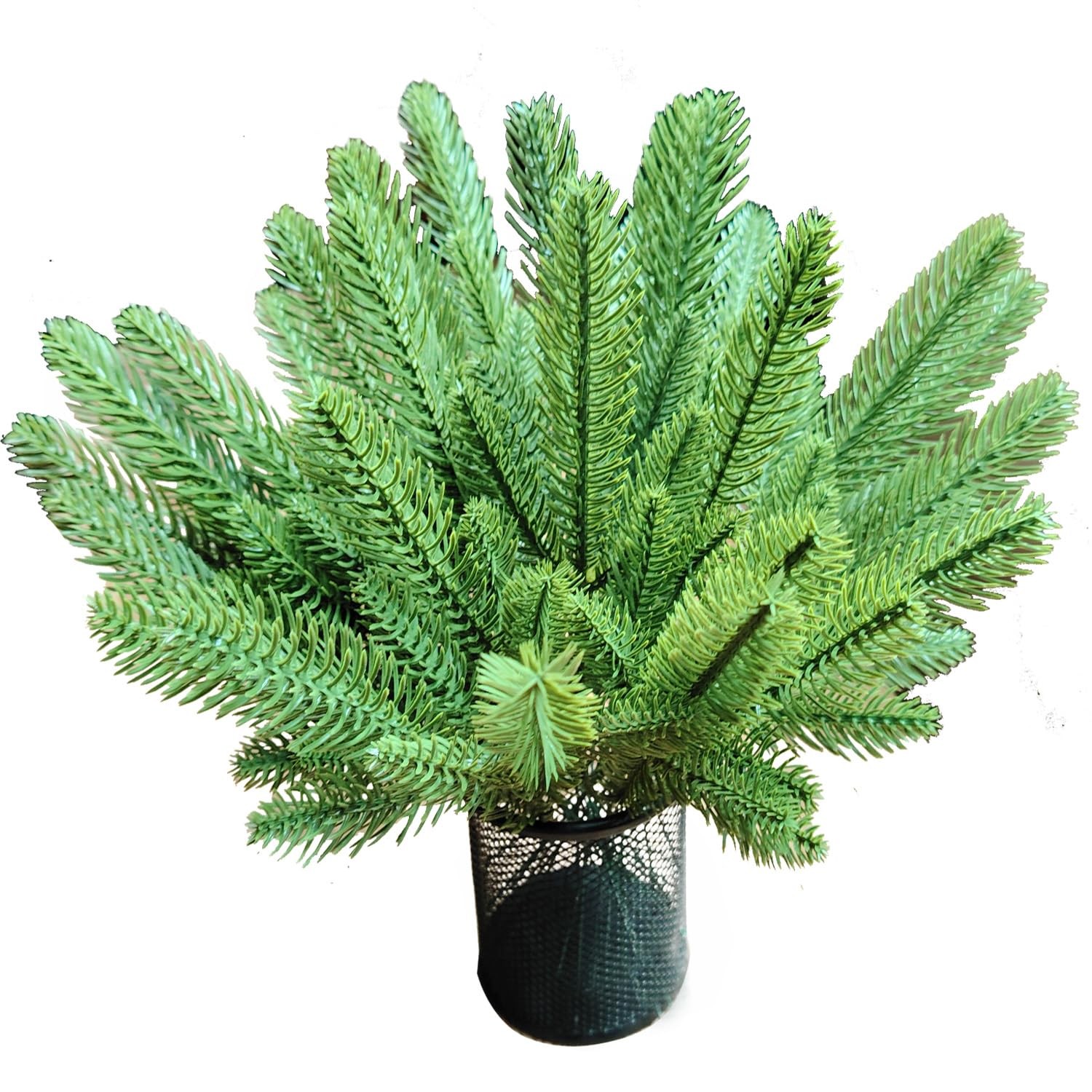 7Queen Artificial Pine 9 inches (D) x 0.1 (W) x 3 (H), Green 
