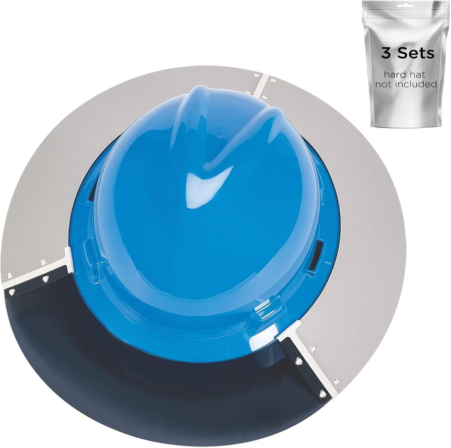 3 Sets Hard Hat Sun Shade Fits Standard V-Gard Full Brim AttachmentReusable