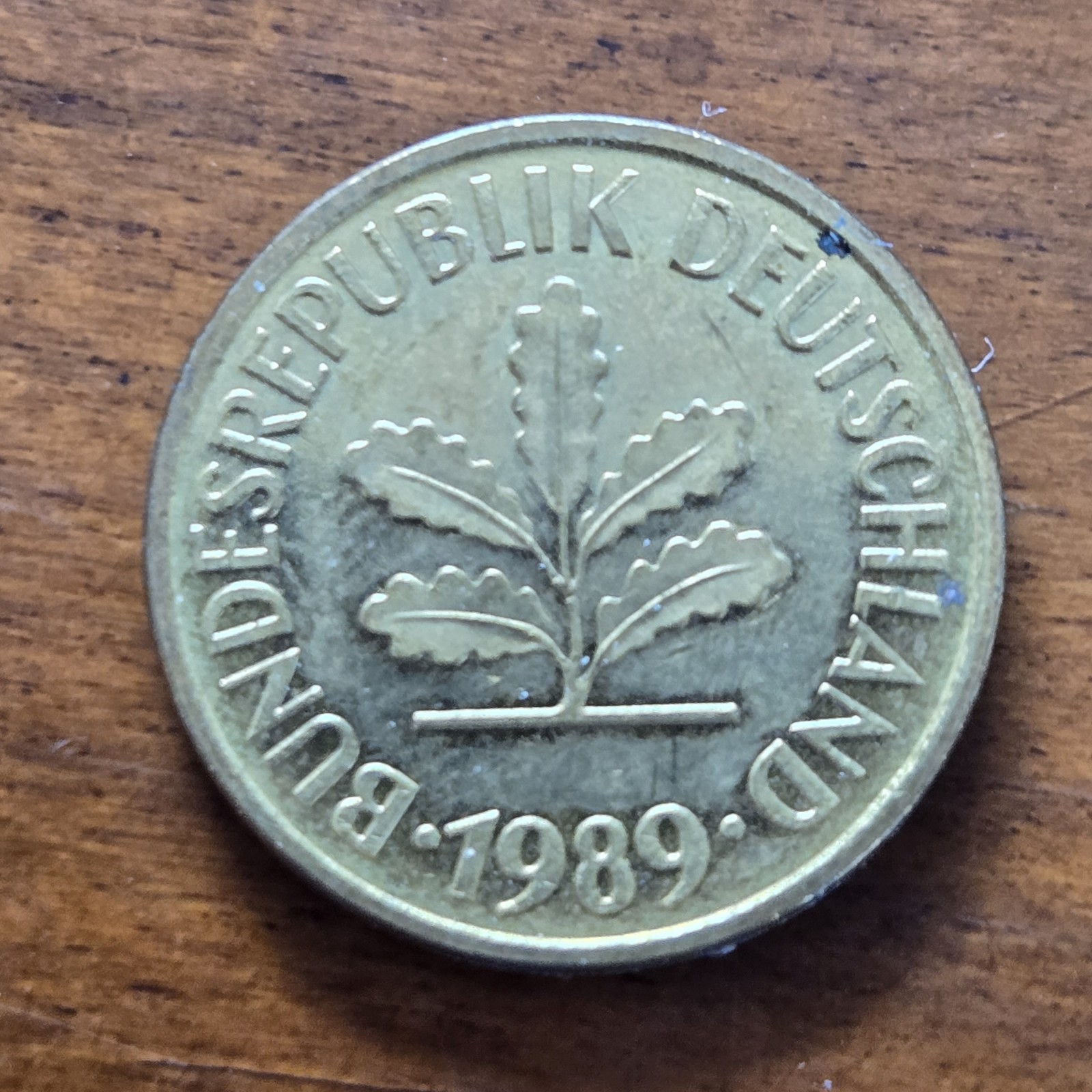 1989 GERMANY 5 PFENNIG       ****FREE COMBINED SHIPPING*****