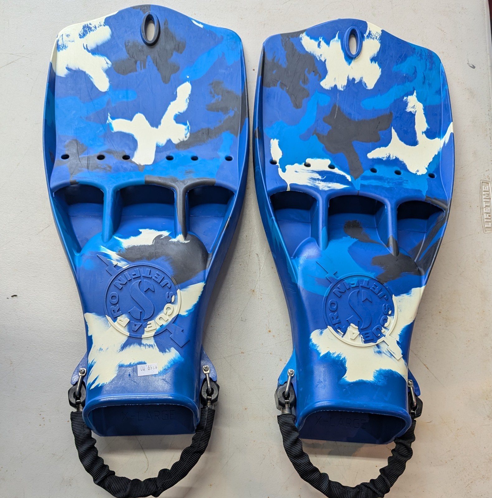 Scubapro Jet Fin 25.376.400 Large Blue Camo