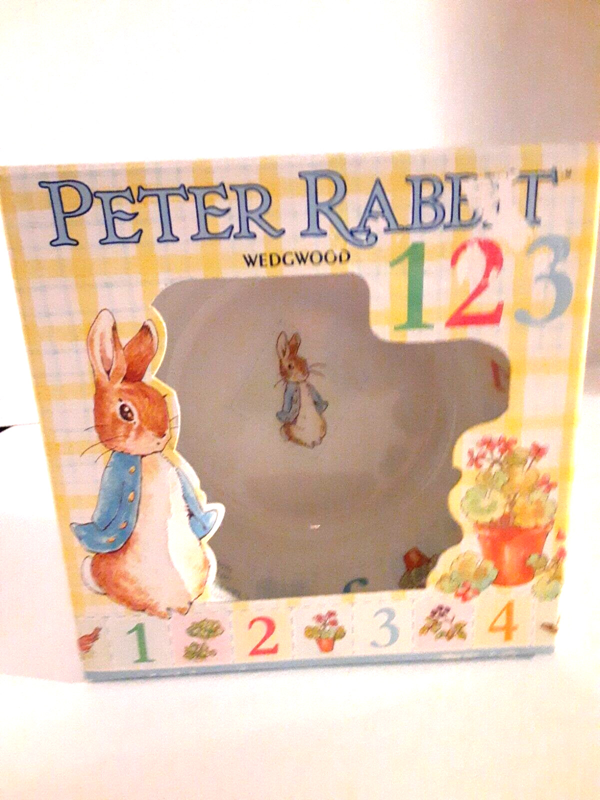 Vintage Wedgwood Beatrix Potter Peter Rabbit Childs First Learning 1 2 3 Bowl 