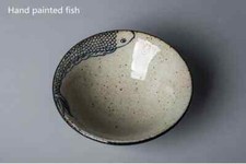 70ml Chinese Vintage Hand Painted Fish Pottery Cups Tea Cup Set Teaware Hat