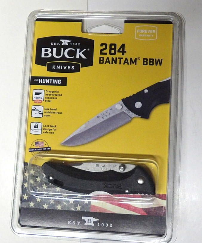 Buck Knives 284 Bantam BBW Pocket Knive UNOPENED Never Used Mint In Package