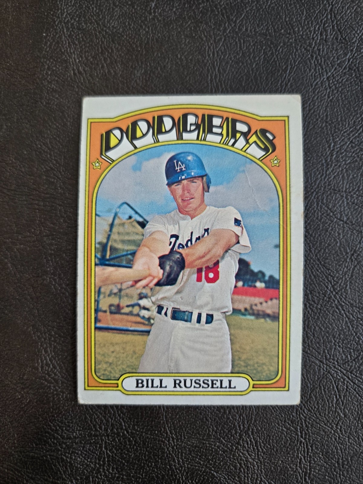 BILL RUSSELL 1972 TOPPS BASEBALL CARD #736 LOS ANGELES DODGERS HIGH NUMBER
