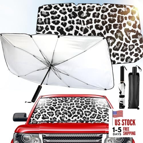  Car Windshield Sun Shade Umbrella Foldable UV Ray Windshield Sun Shade Car 