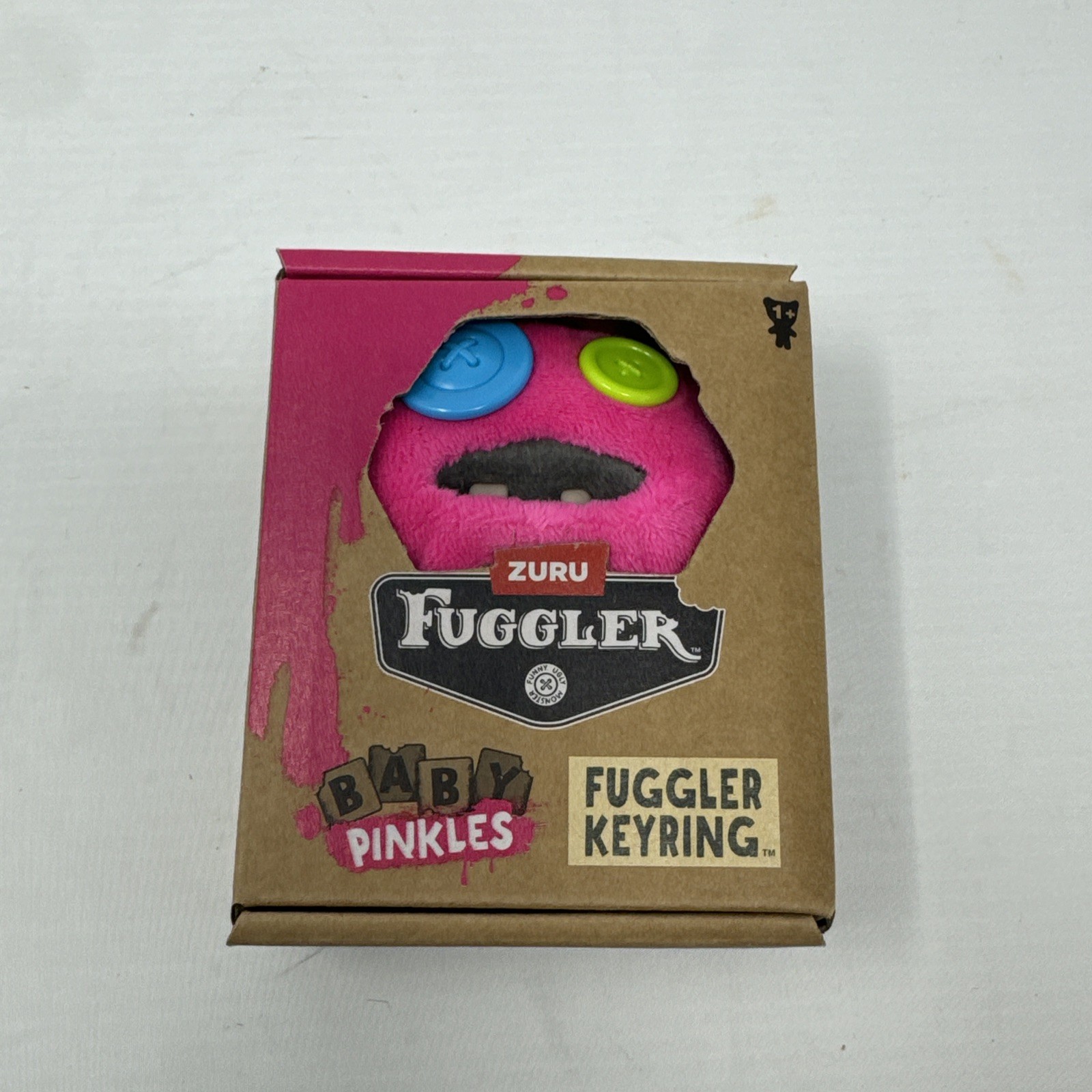 Fuggler Baby Pinkles Baby Fuggler Baby Fugg 3.5” Key ring Valentine Fuggler