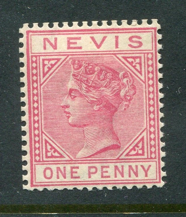 Nevis #23 Victoria 1 P. [Mint Hinged]