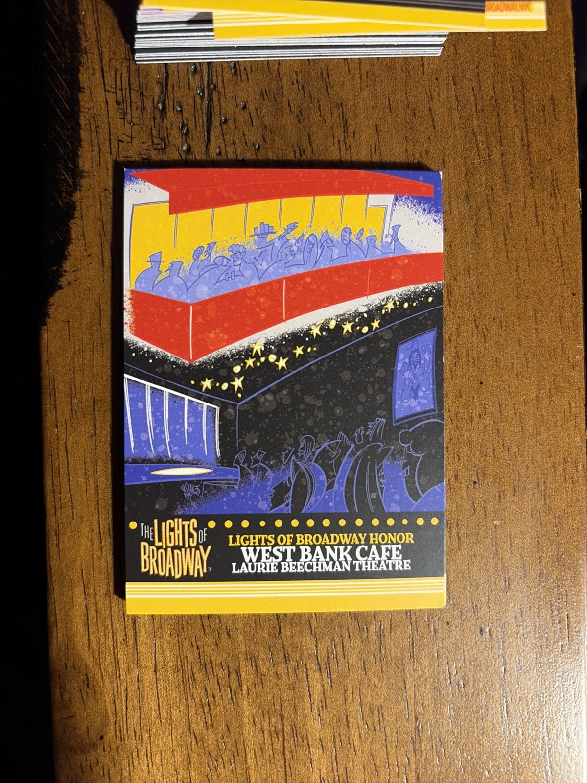 Lights of Broadway Card West Bank Cafe 2024 Edition 