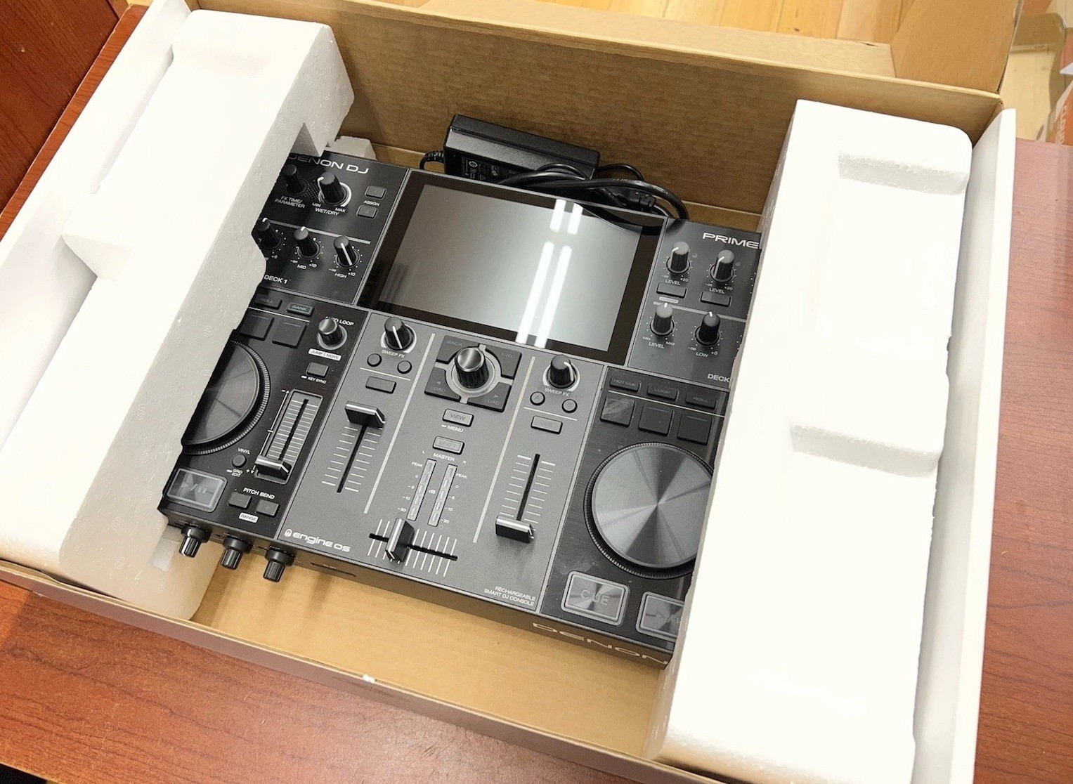 Denon DJ Prime GO 2-Deck Portable Standalone Rechargeable Smart DJ Console Black