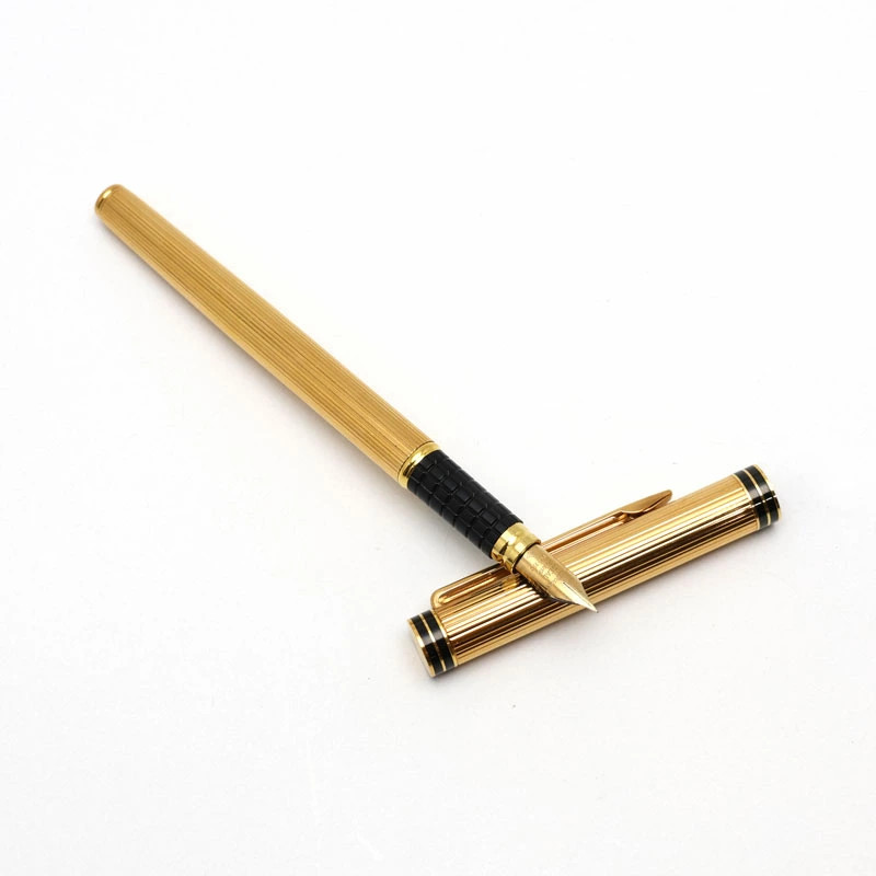 Waterman Fountain Pen Black x Gold Nib: K18