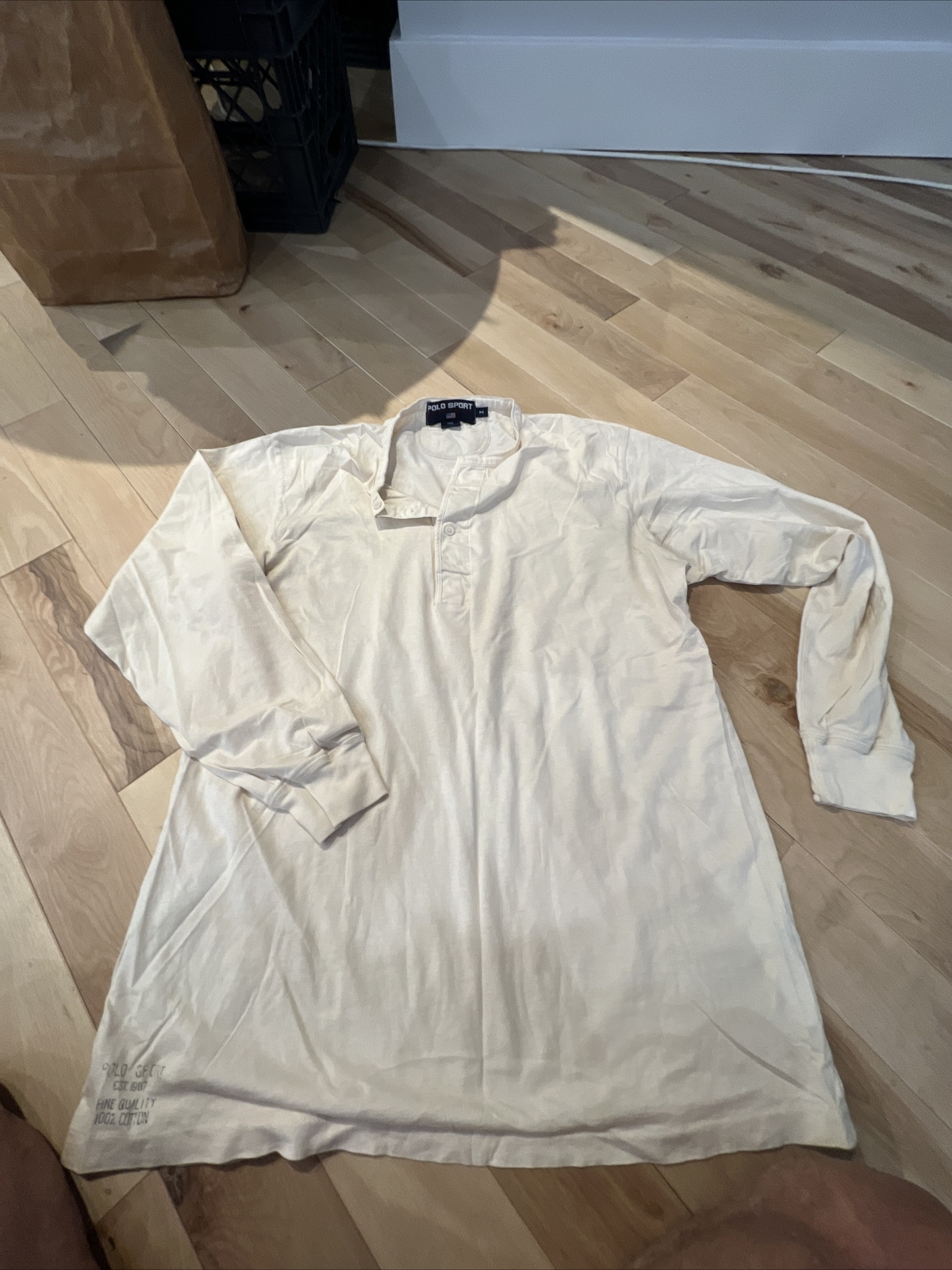 CLEARANCE ITEM, READ - - - - ralph lauren POLO SPORT ivory medium