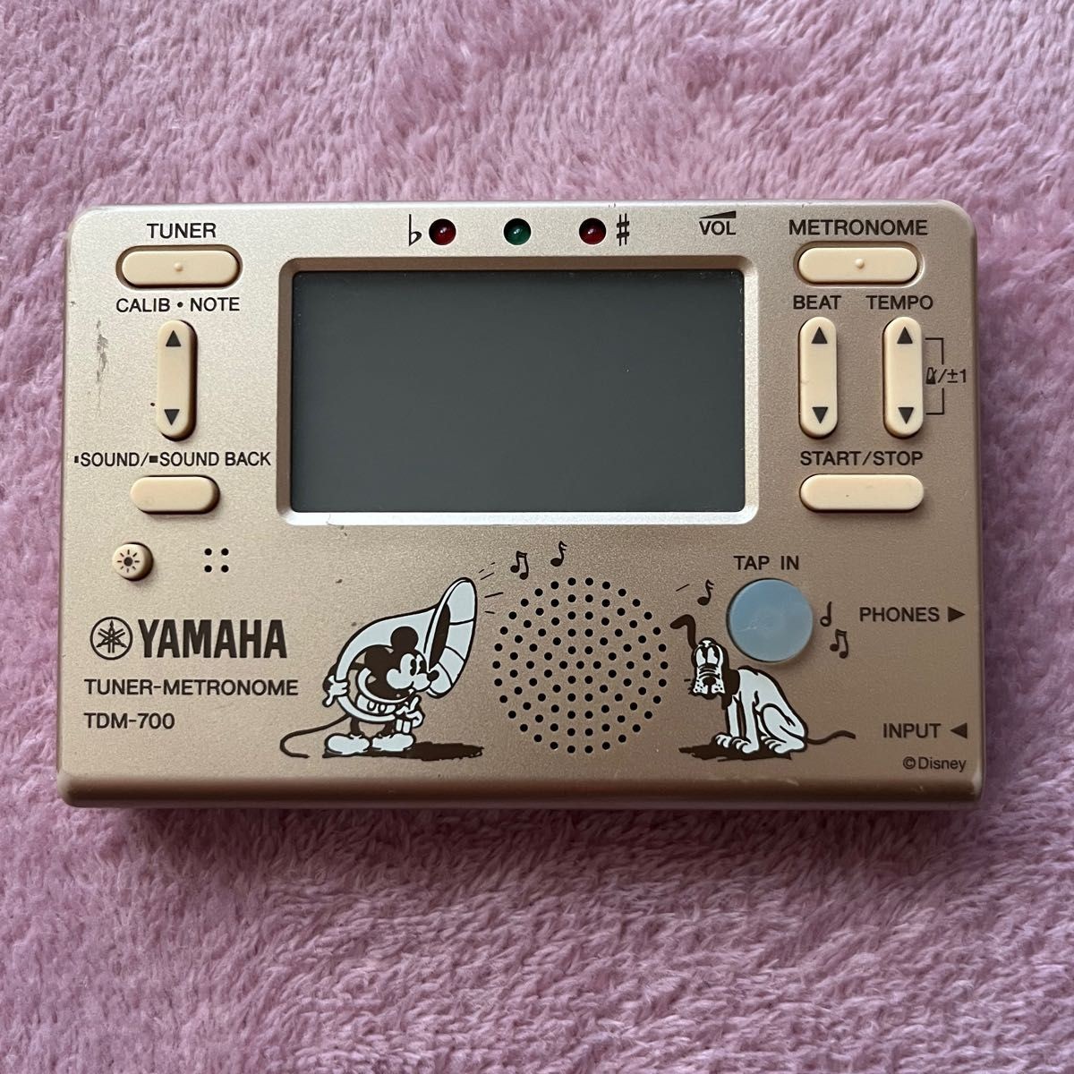 Yamaha TDM-700 Tuner/Metronome, Yamaha Disney