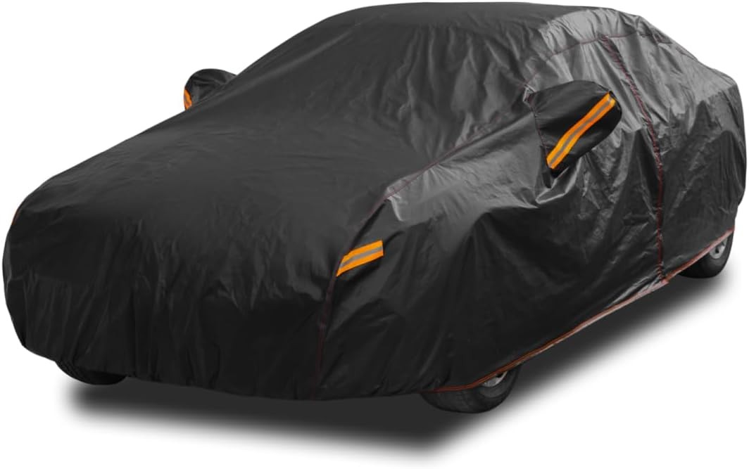 6 Layer Heavy Duty Car Cover Waterproof All Weather Protection with Cotton