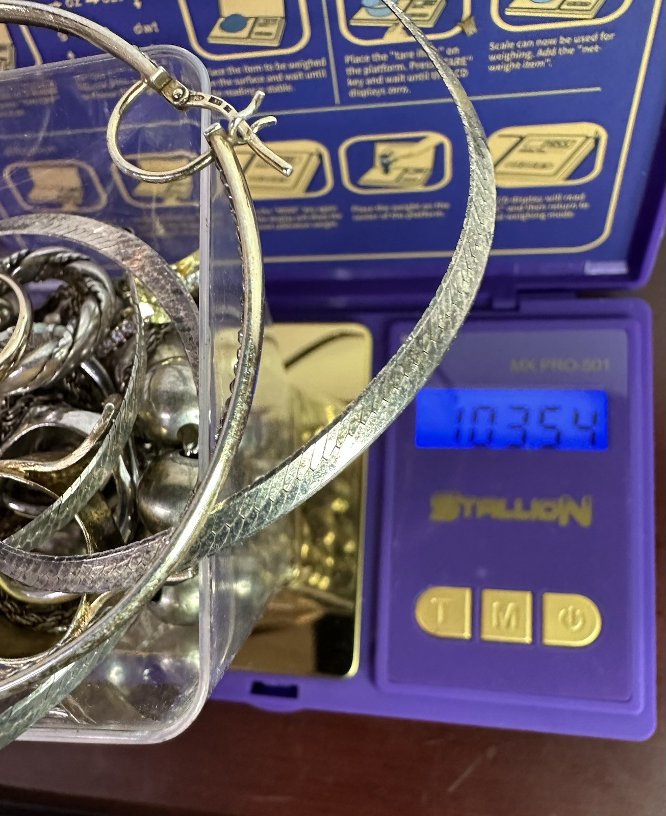 103.4 Grams Of Miscellaneous Scrap Sterling Silver Jewelry & Etc.