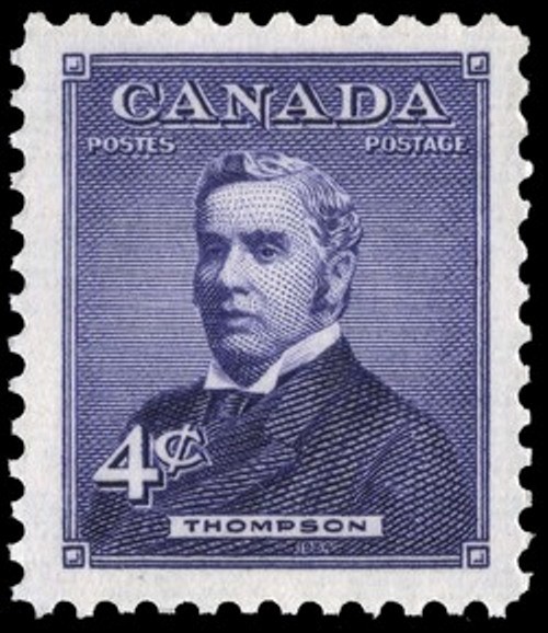 🍁Canada    #349     "SIR JOHN THOMPSON"      Brand New   1954  Issue