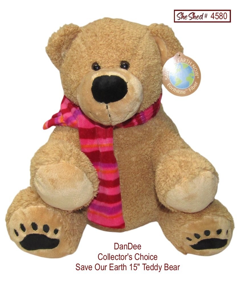 DanDee Collector's Choice Save Our Earth 15" Teddy Bear Stuffed Animal