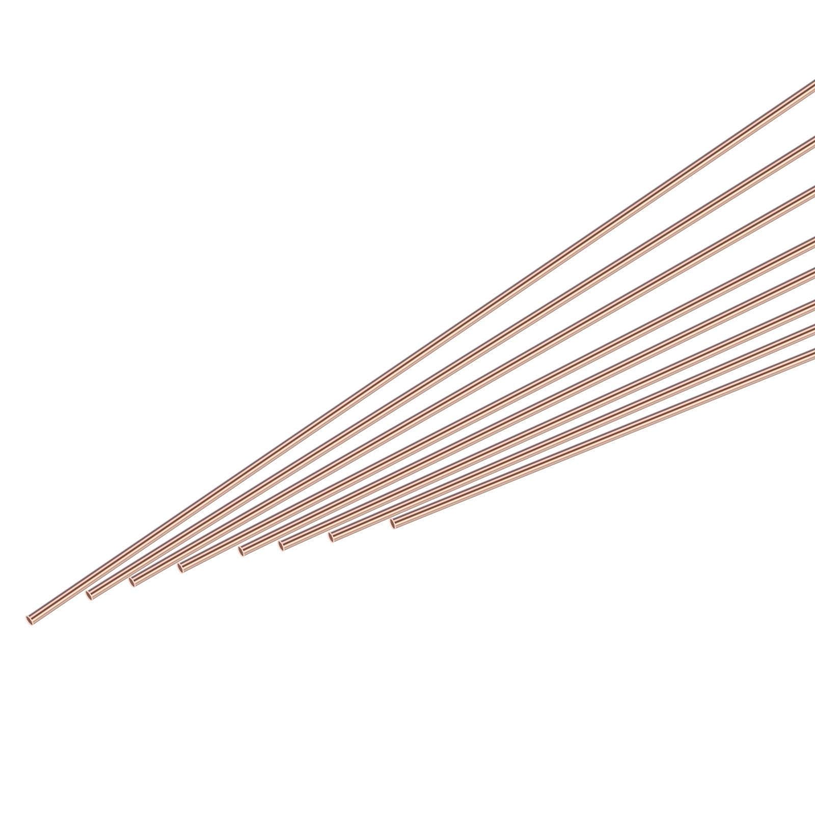 MECCANIXITY 21Pcs Copper Brazing Rods, Phosphor 3/64"x10", 