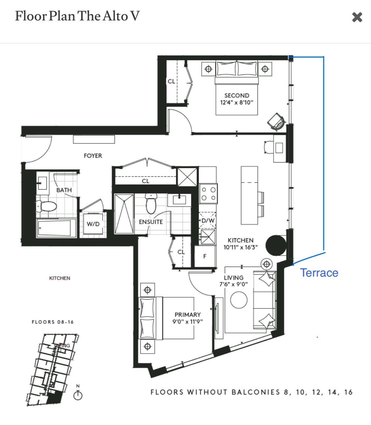 Stunning 2 Bed, 2 Bath Corner Unit at The Well - Lease Takeover