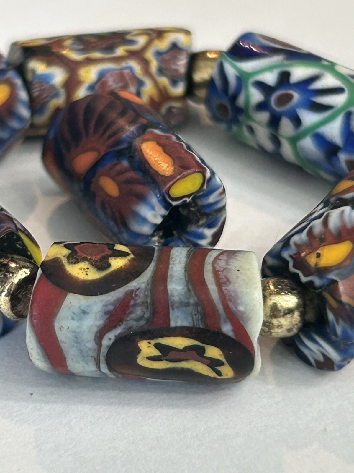 African Trade Beads Extra Small Millefiori Eye Candy