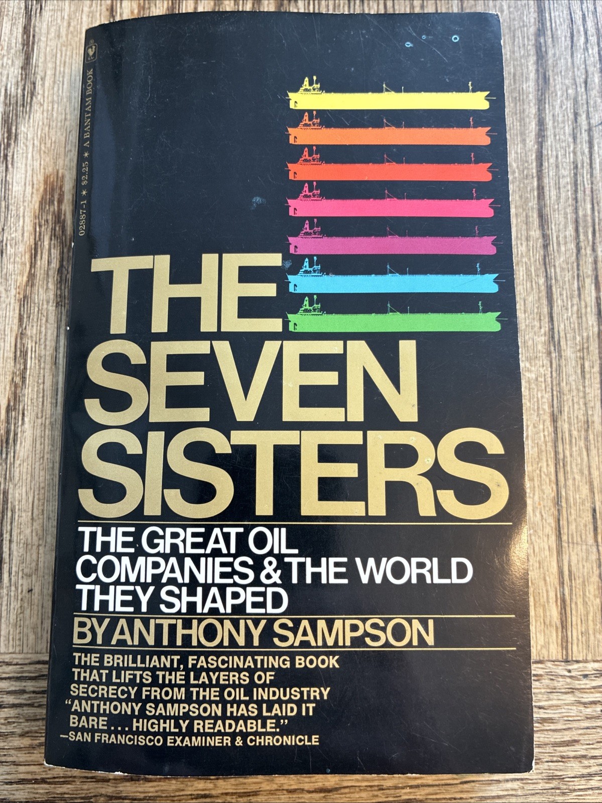 The Seven Sisters by Anthony Sampson 1976 Vtg Bantam Paperback 