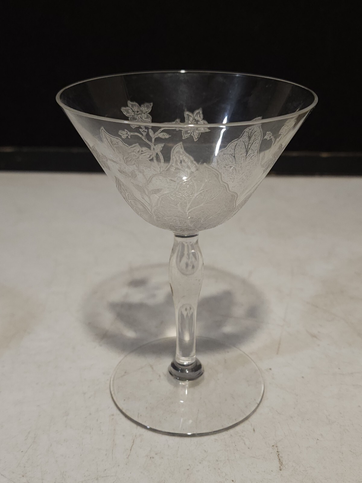 Fostoria Glass MYSTIC 5" Champagne or Sherbert Stem