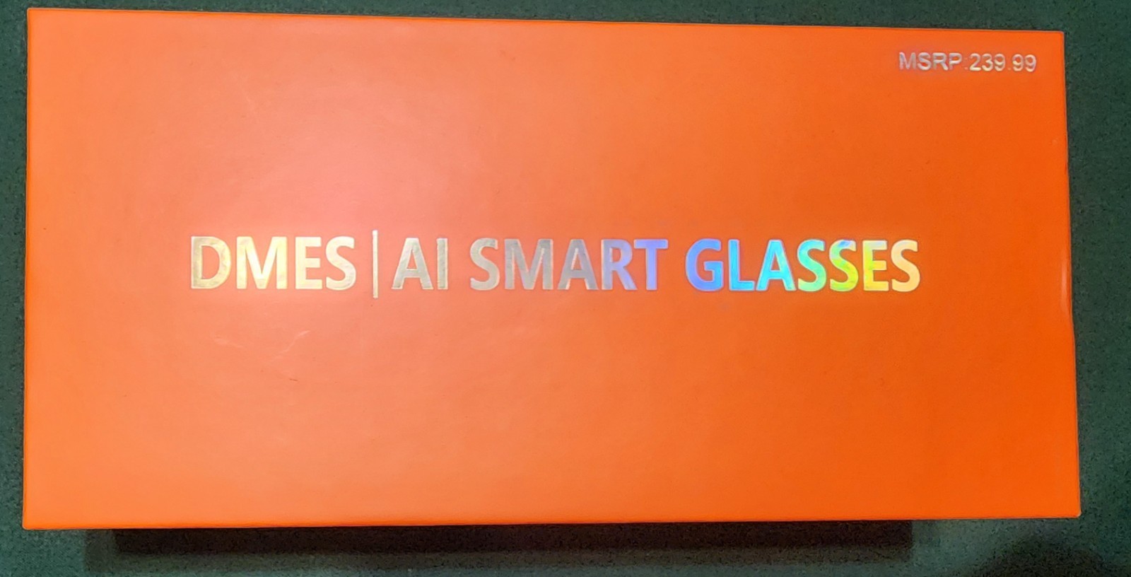 DMES AI Smart Glasses Black, Sealed in Box MSRP $239.99