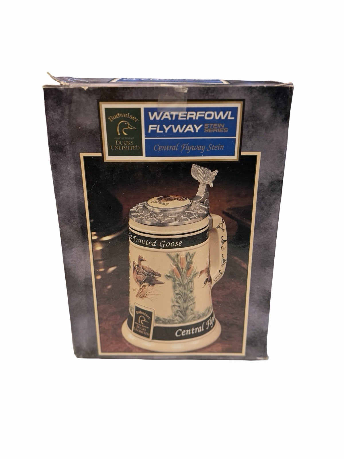 Budweiser Ducks Unlimited Stein CS410 1999 Central Flyaway Waterfowl Vintage Bud