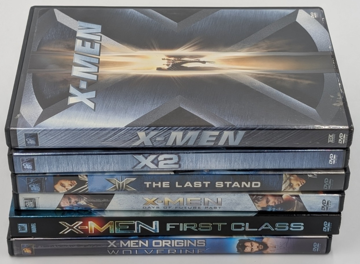6 XMen Movie DVD Set X2 The Last Stand Days of Future Past First Class Wolverine