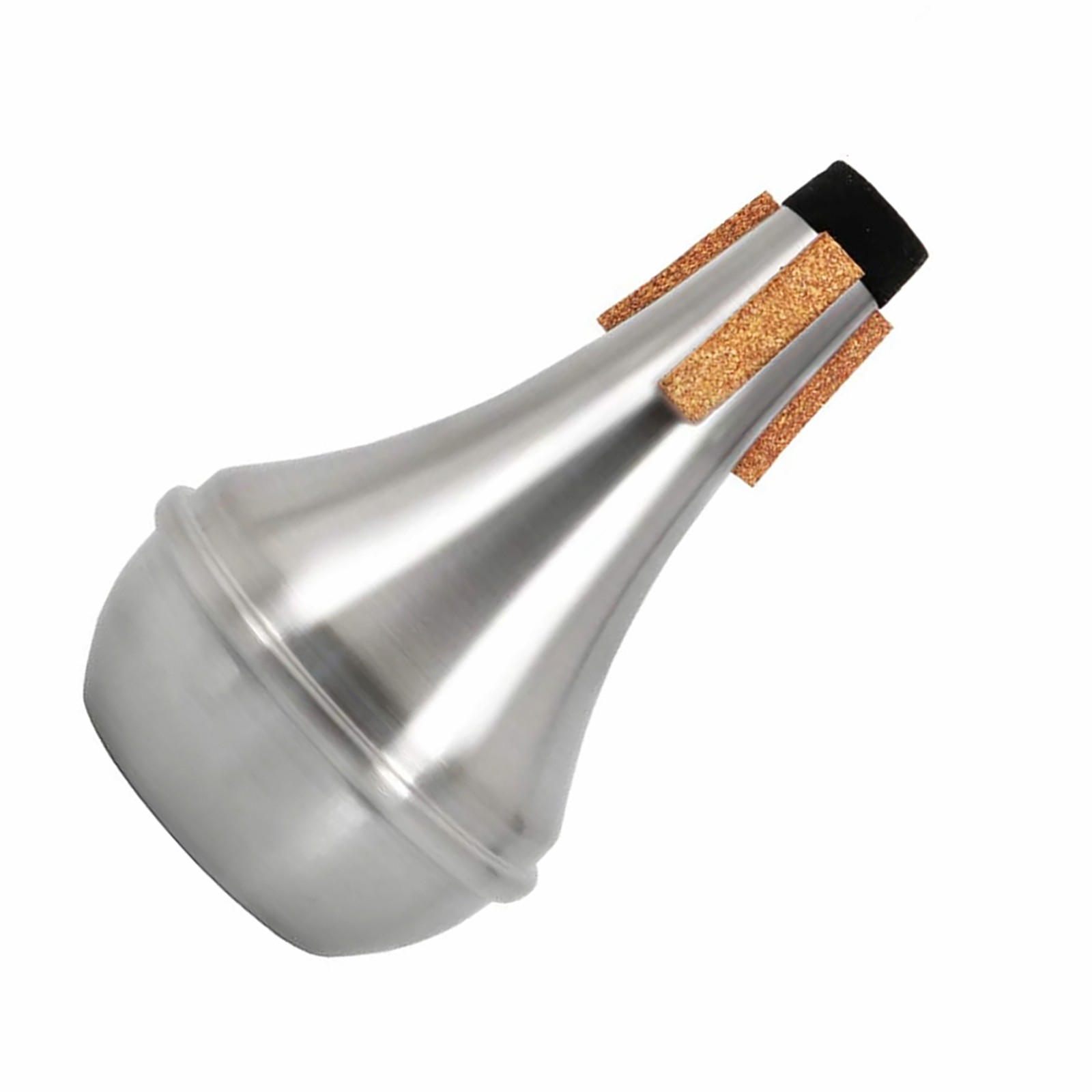 Lightweight Aluminum Practice Trumpet Straight Mute Silencer Sordine for Jazz