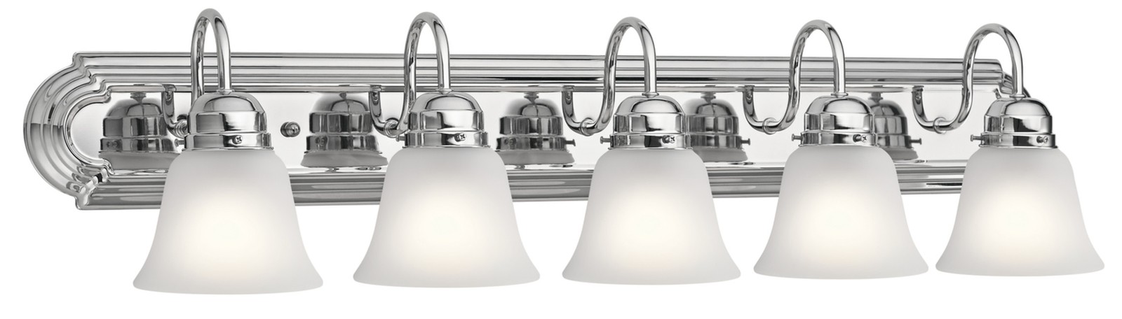 Kichler 5339S Chrome 5-Light 36"W Bathroom Vanity Light