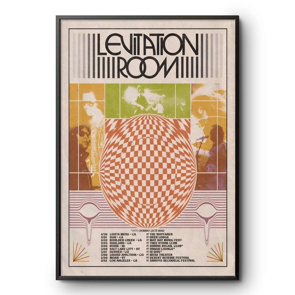 HOT! Levitation Room Spring Tour 2026 Poster