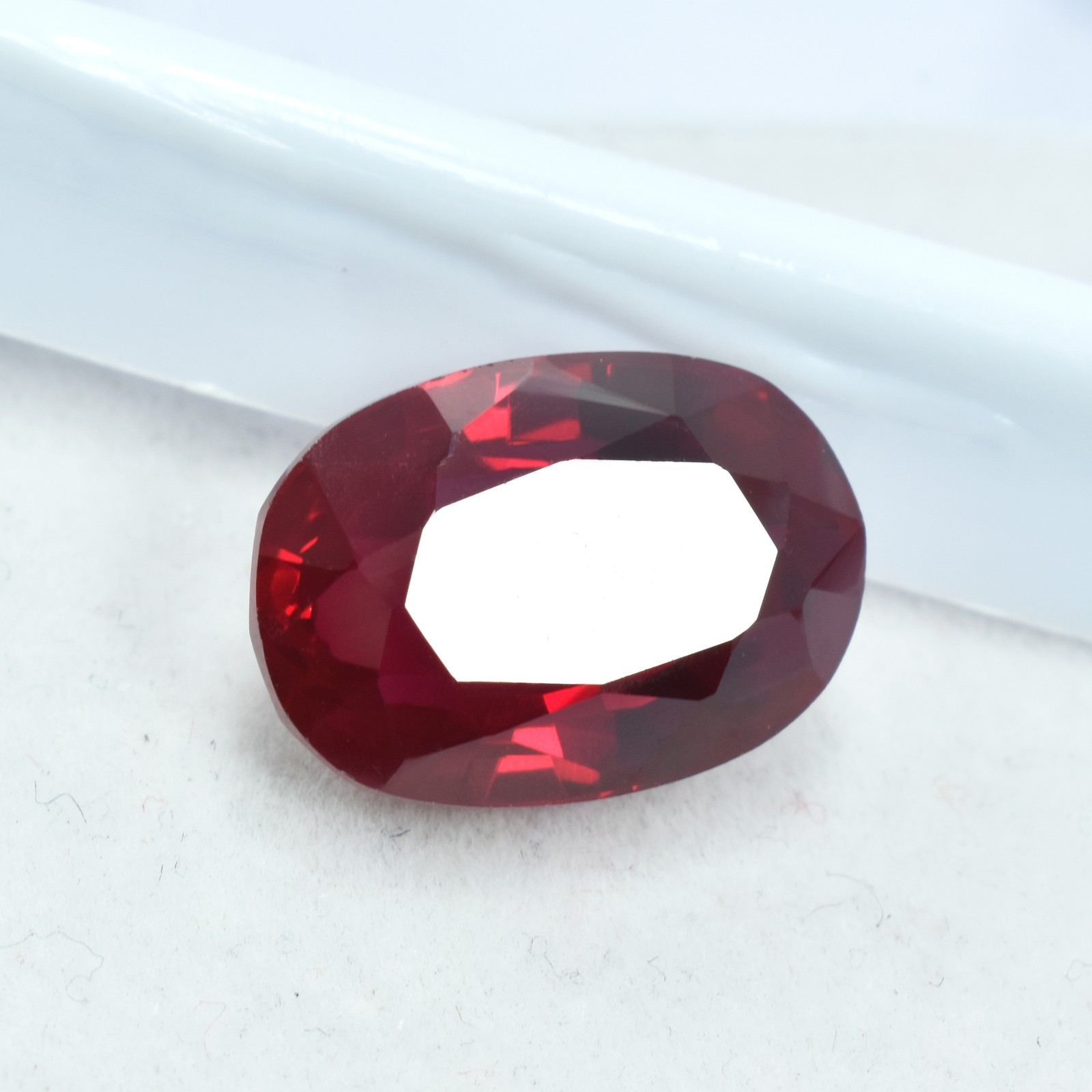 16.10 Ct Natural Red Excellent Ruby CERTIFIED Loose Gemstones Best Oval Shape.