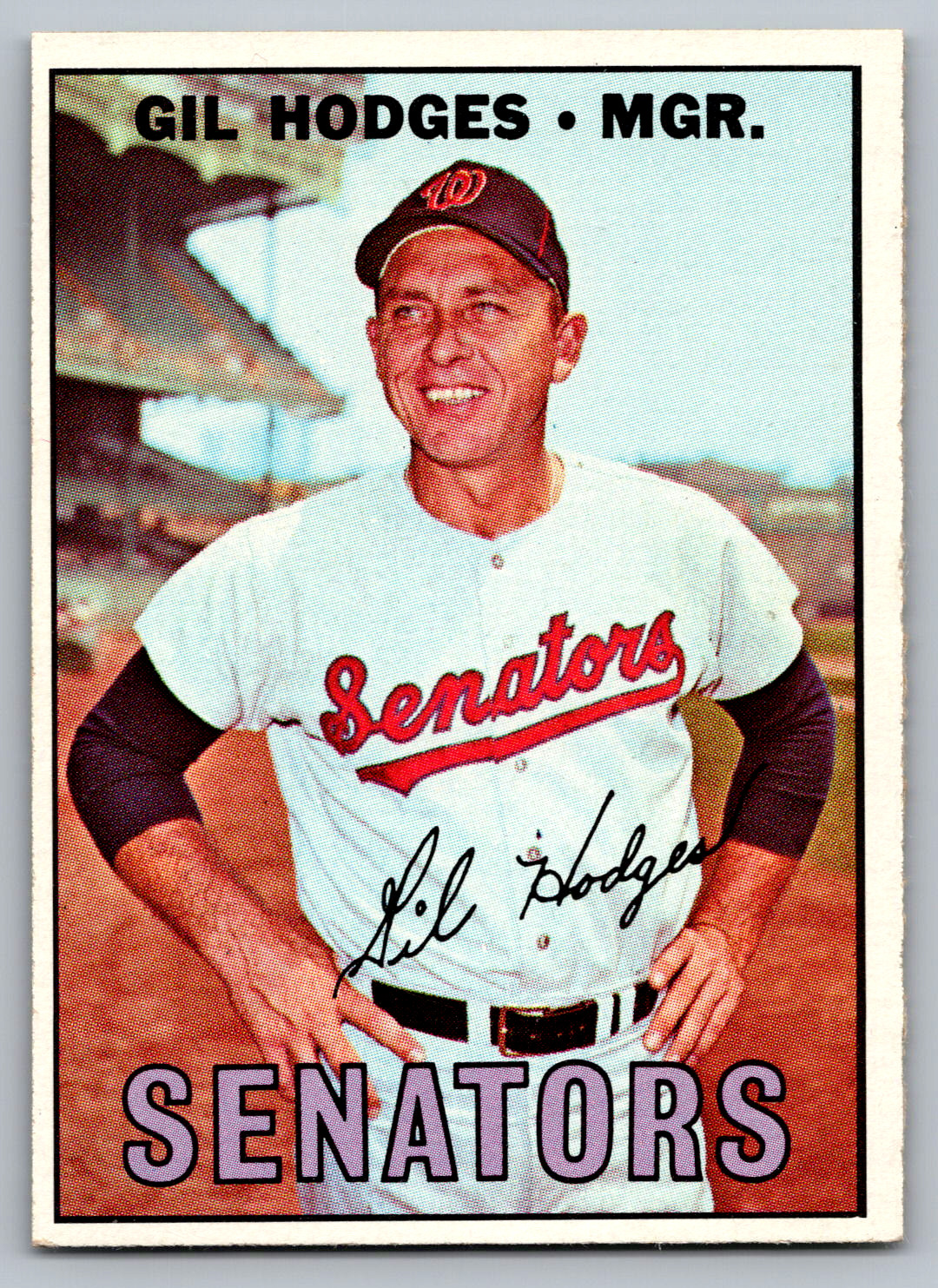 1967 TOPPS #228 GIL HODGES SENATORS
