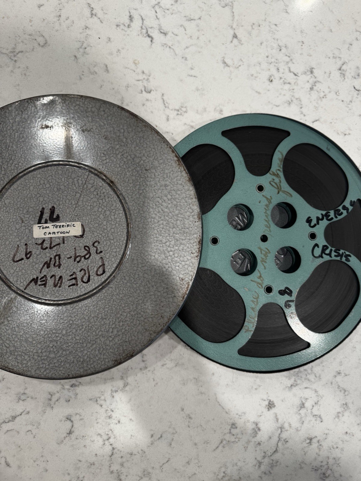 Vtg 1957 Tom Terrific Who Stole The North Pole Cartoon 16mm Reel 800+ft BH