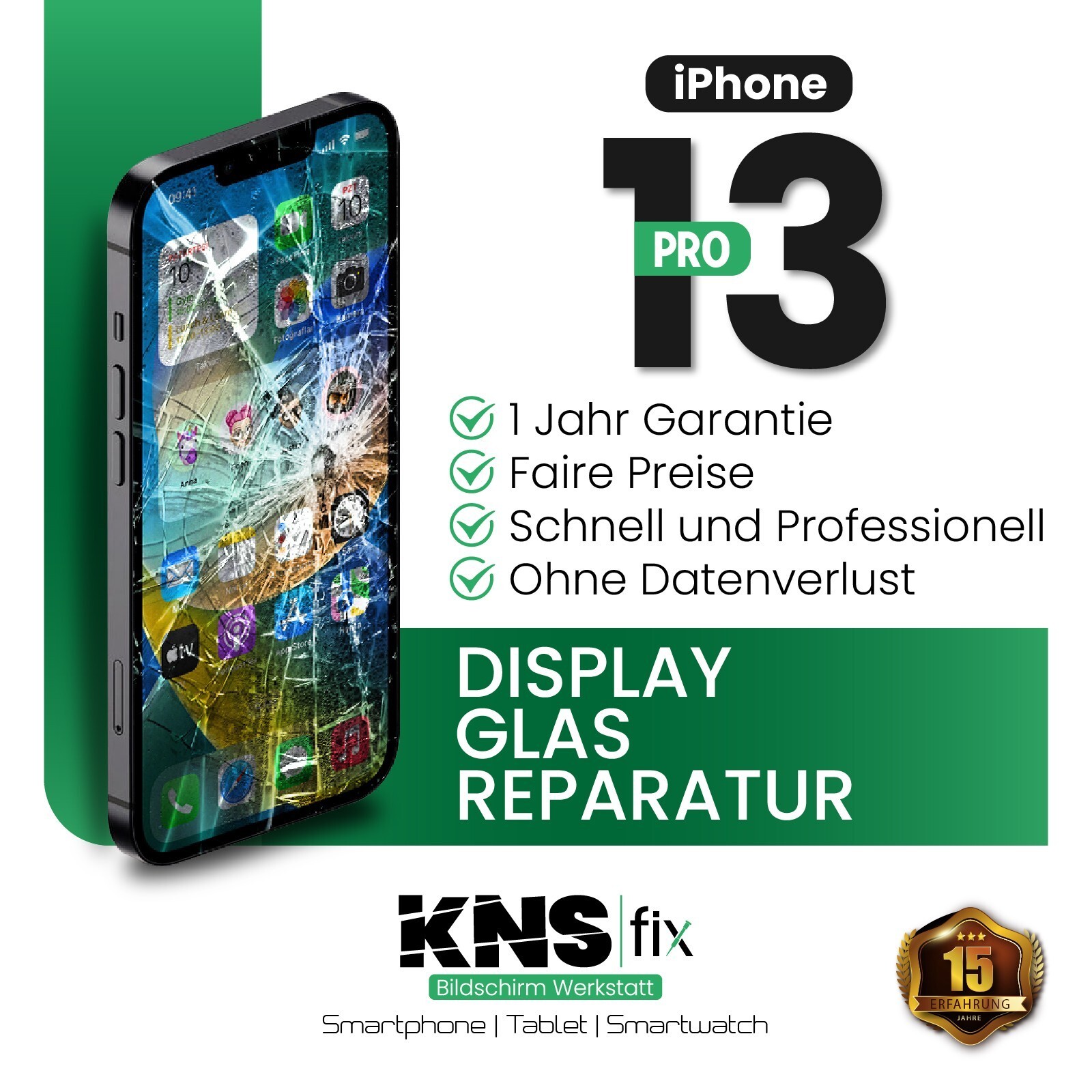 IPHONE 13 Pro Affichage Verre Devant Réparation Verre Exchange ✅ 24 Twitter.com