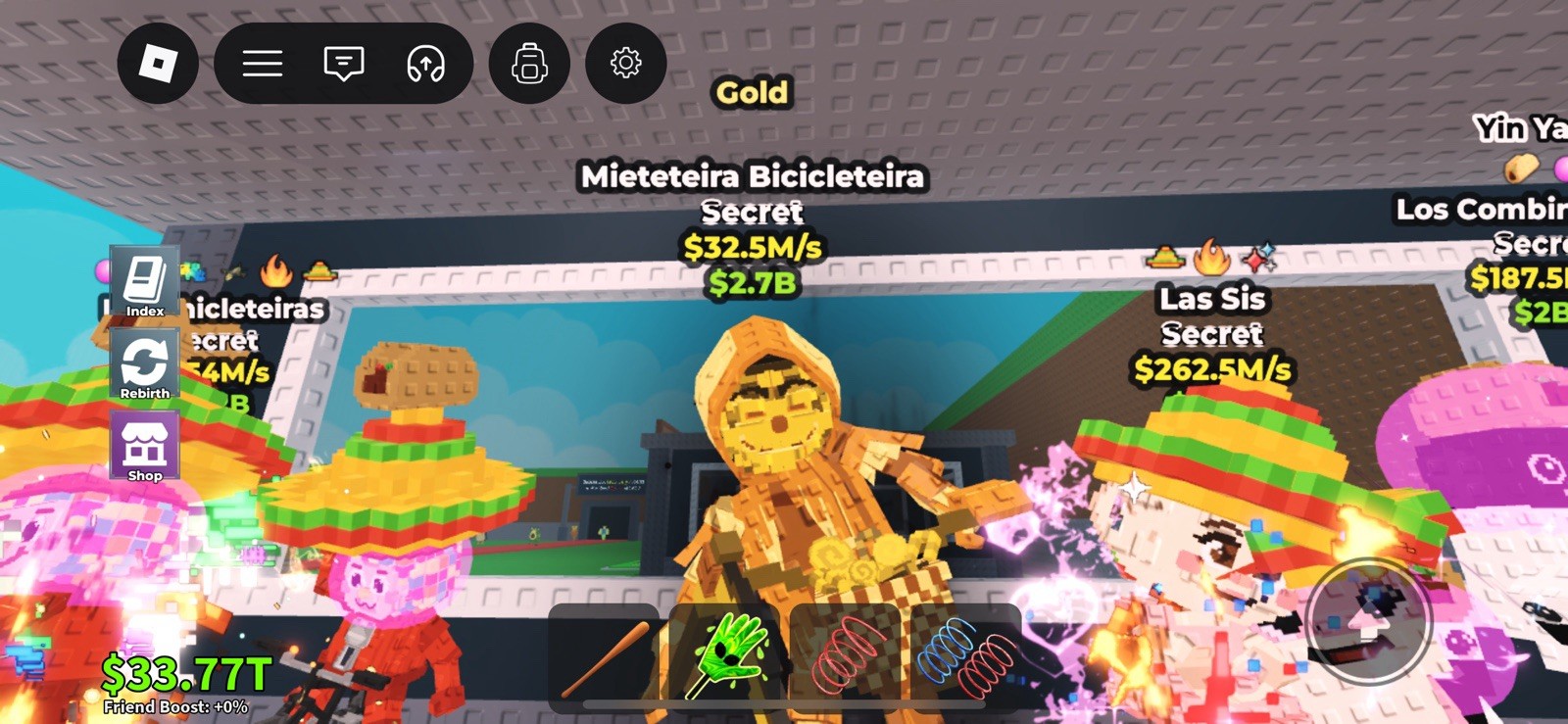 Gold Secret Roblox Virtual Collectible In-Game Asset $32.5M/s $2.7B