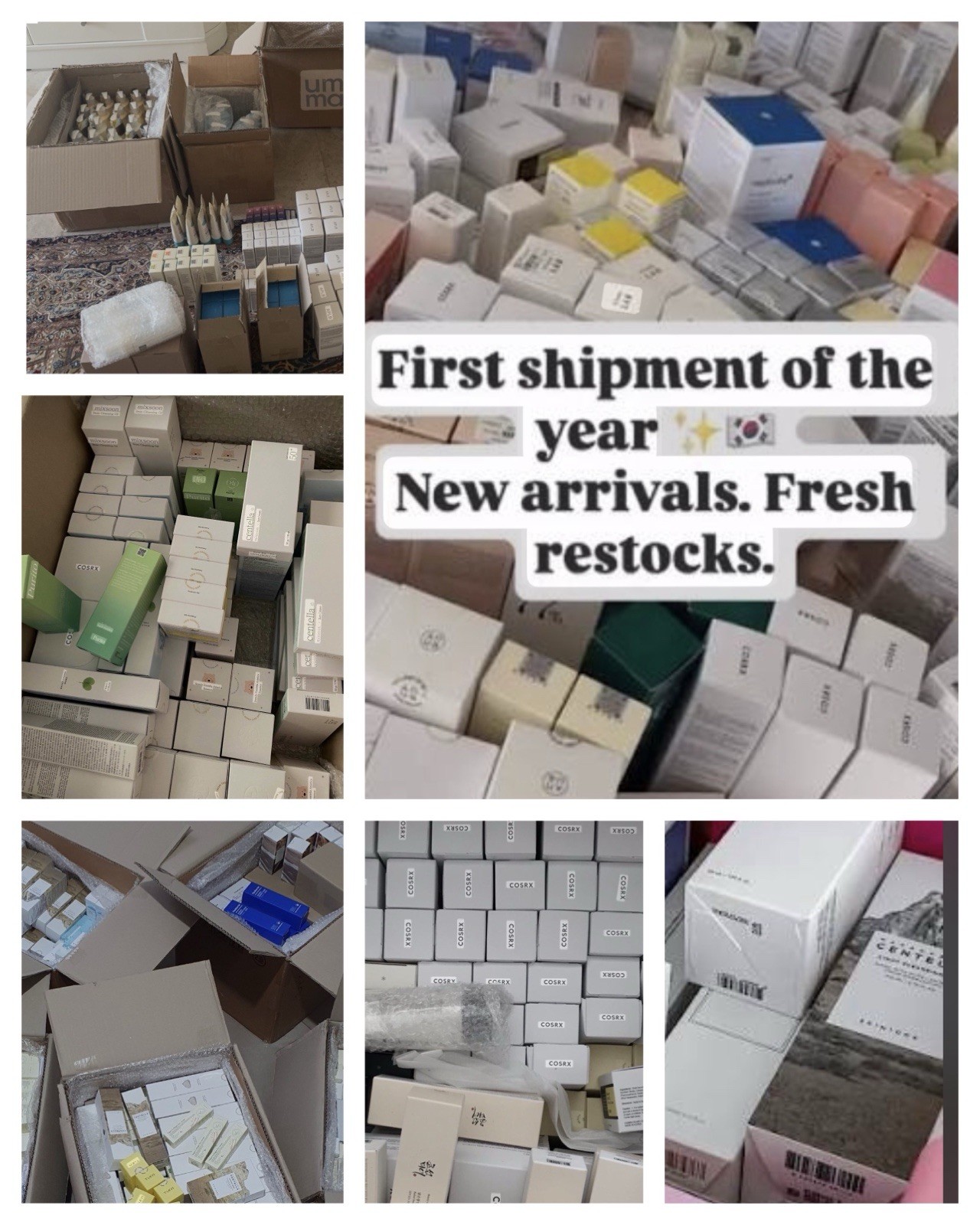 Mixed Korean Skincare COSRX CENTELLA BEAUTY &JOSEON ANUA MEDICUBE & MASK 15PCS