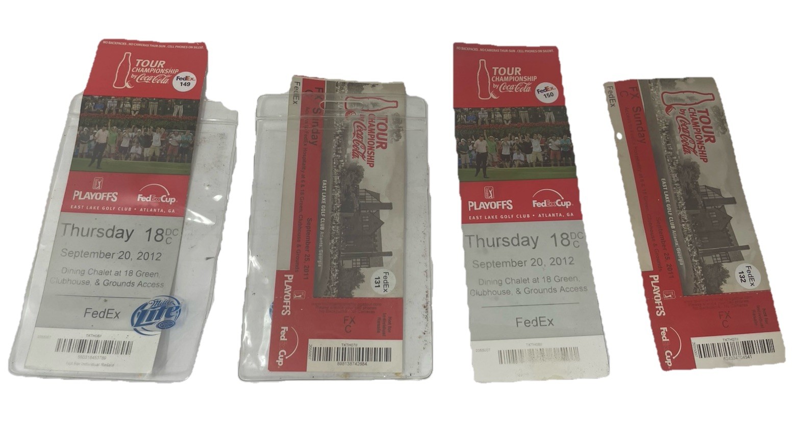 PGA TOUR Championship Coca-Cola FedEx Cup Credentials East Lake Atlanta Lot