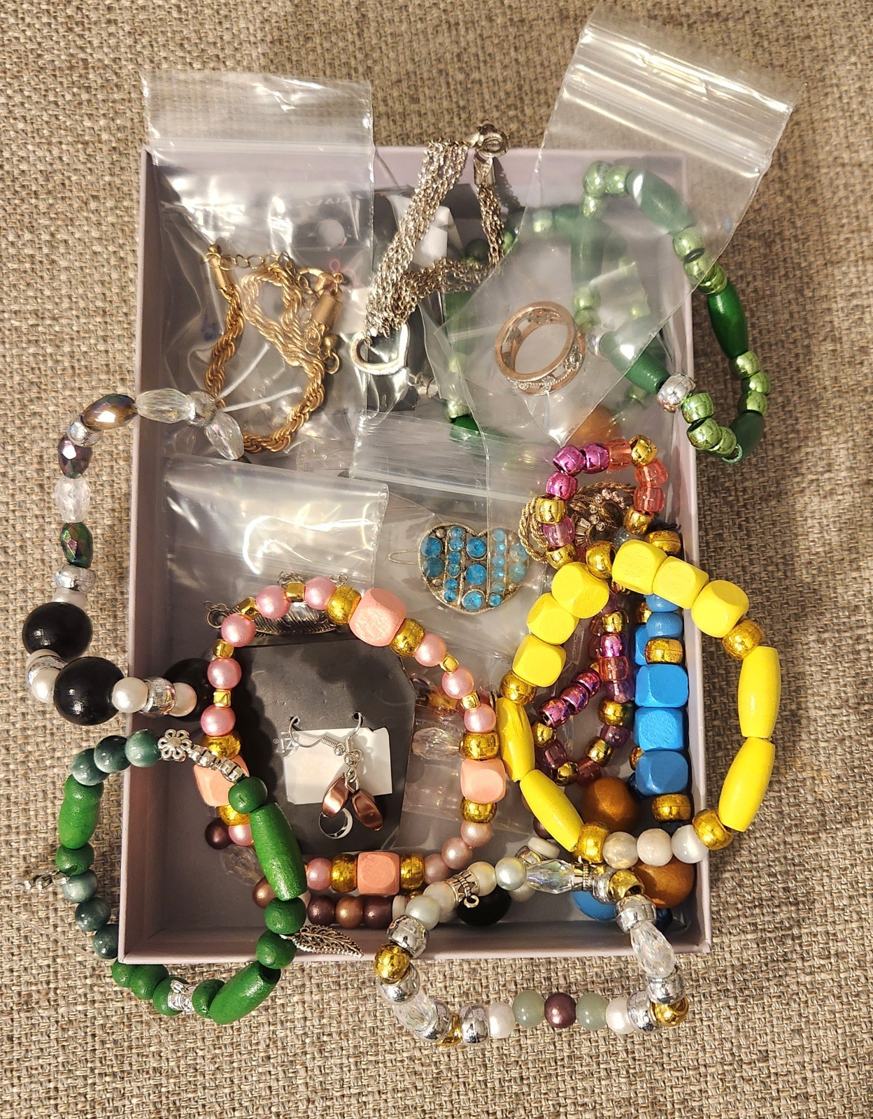 Multicolor Fashion Jewelry Mixed Lot Bracelets Necklaces Earrings