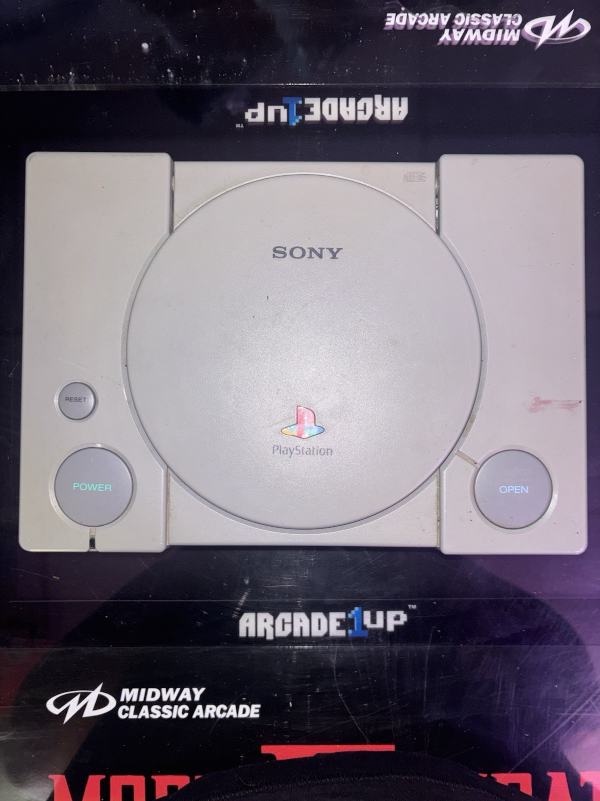 Sony PlayStation SCPH-9001 Console w/ Games, Controllers, AV to HDMI Adapter