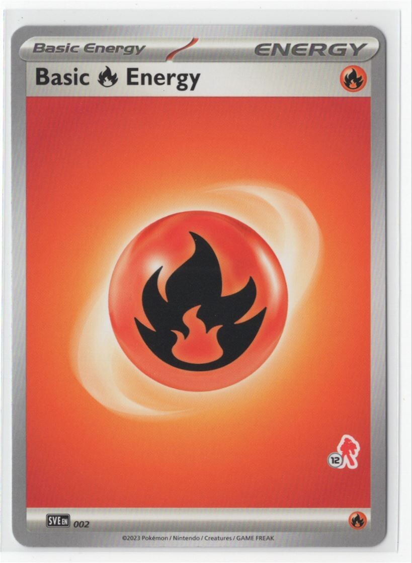 Pokemon Fire Energy SVE 002 Armarouge Stamped #12
