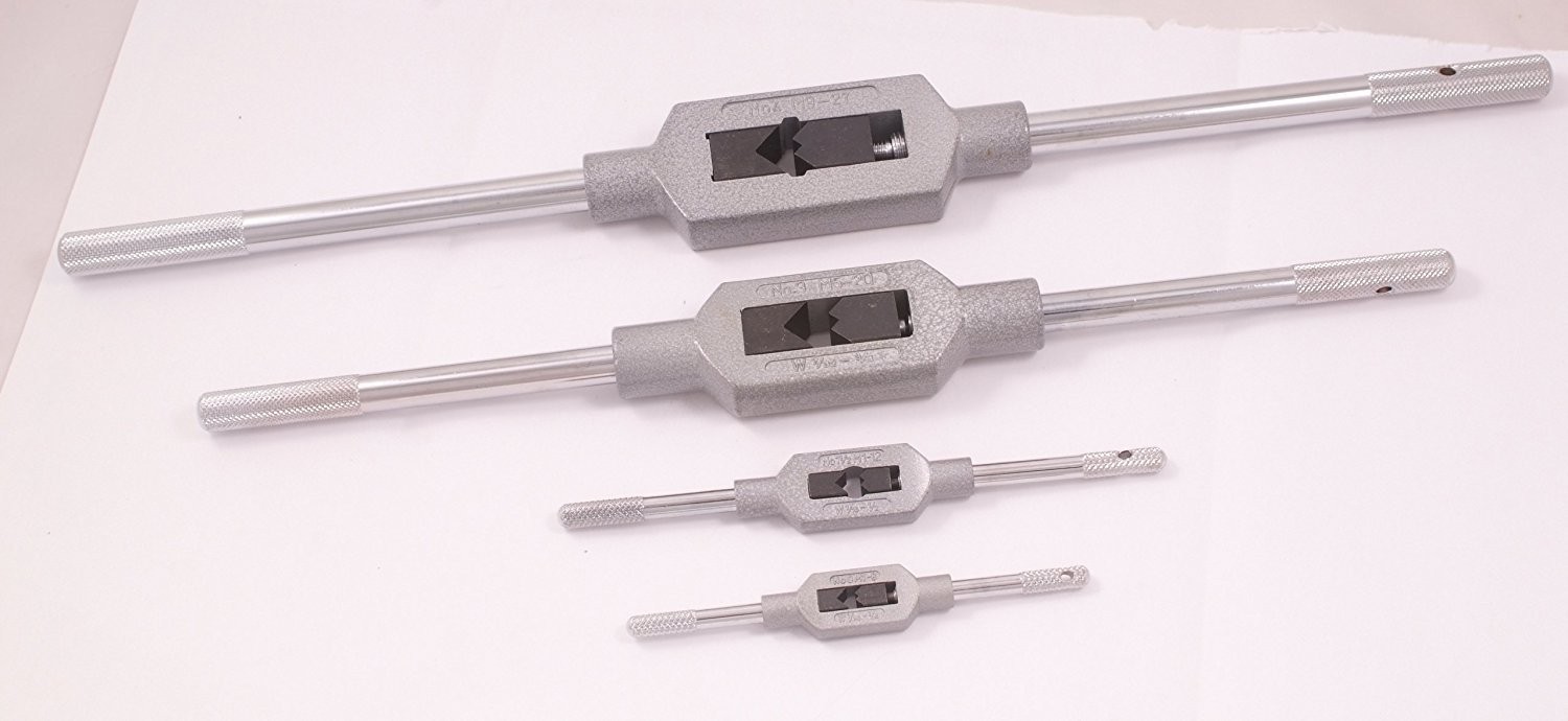 HHIP 3900-0236 Adjustable Tap & Reamer Wrench Set, 4-Pc, #0-4 (0-1-1/2")