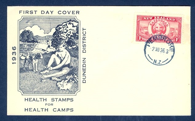 NEW ZEALAND #B11 1936 SEMI POSTAL FDC