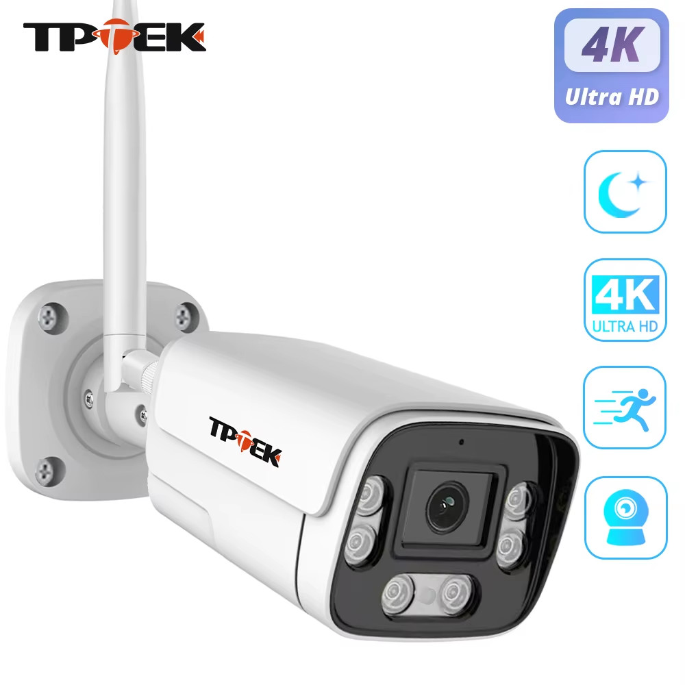 8MP 4K IP Camera Wifi Outdoor Surveillance Home Securtiy Protection CCTV Wi Fi C